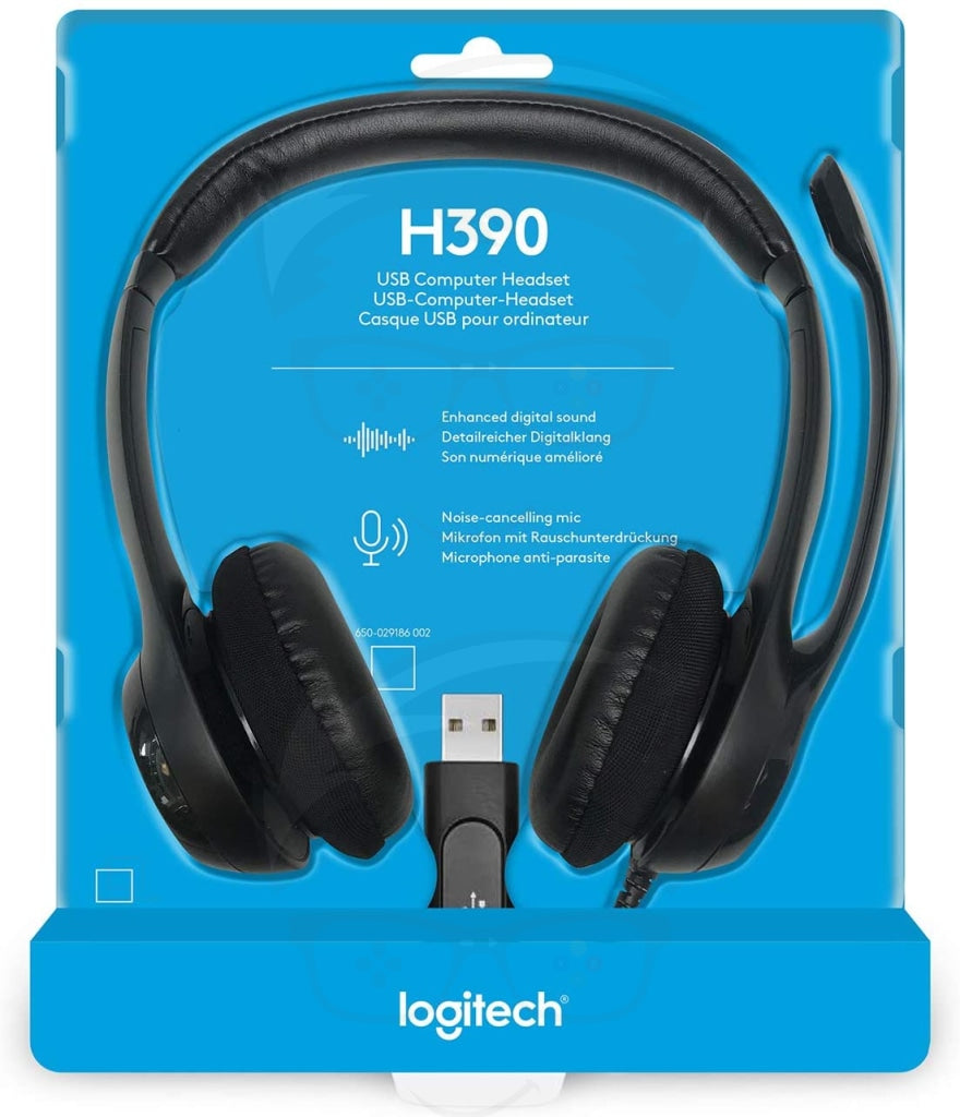 Logitech H390 USB COMPUTER HEADSET Logitech H390 USB COMPUTER HEADSET